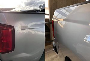 Dent Repair on a Truck from Dent Sharks
